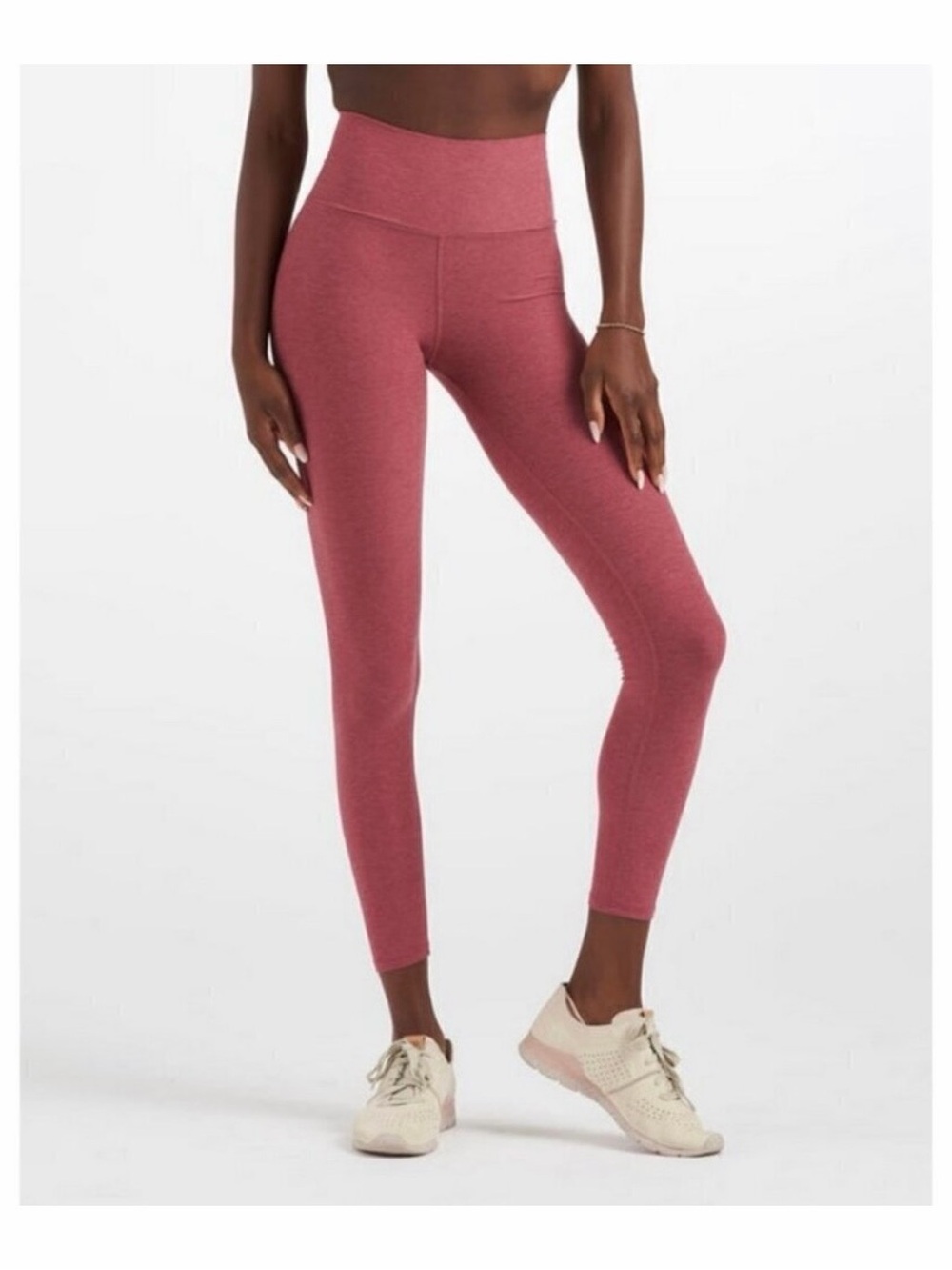 Vuori Clean Elevation High-Waist Leggings in Desert Rose Heather, Small NWOT